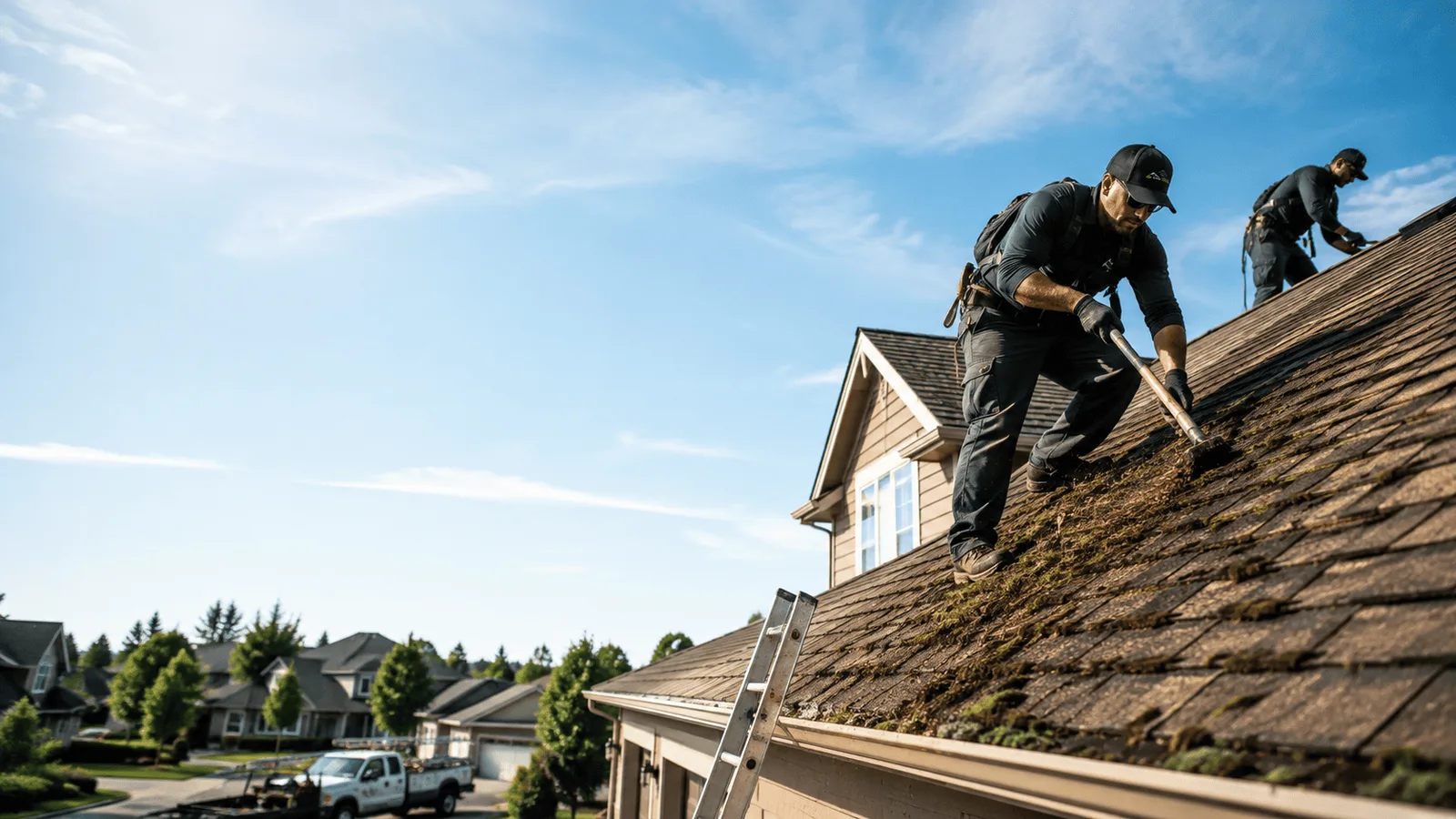 Roof Moss Removal in Broadway, OH near me